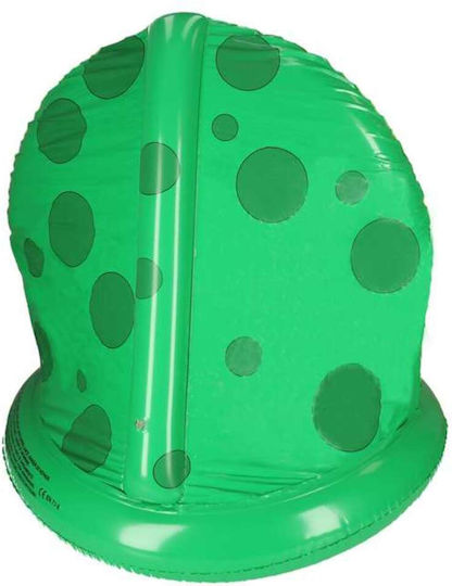 ikonka Children's Round Inflatable Green Swimming Pool