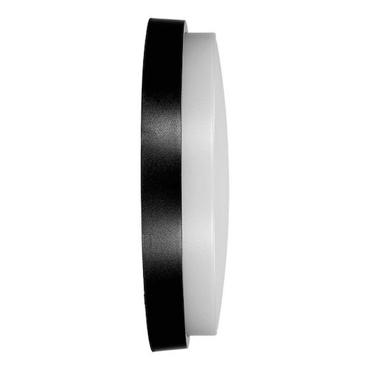 Redled Επιτοίχια Εξωτερική Πλαφονιέρα LED IP54 15W με Φυσικό Λευκό Φως