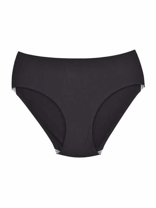 Damen Slip Nahtlos Schwarz