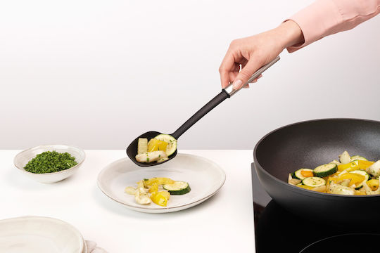 Brabantia Profile Ρηχή Κουτάλα Σάλτσας Πλαστική Μαύρη