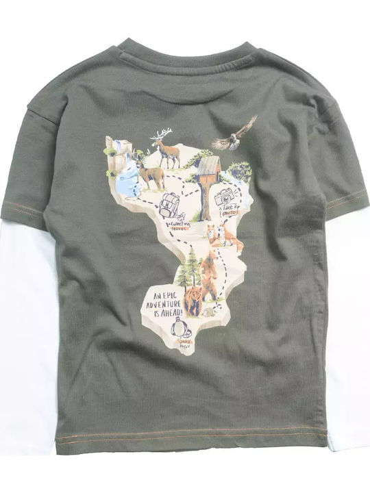 Kids' Shirt Long Sleeve Khaki