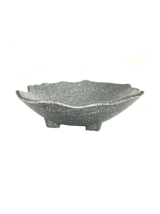 Atlas Melamin Melamine Salad Bowl Gray 25x8cm