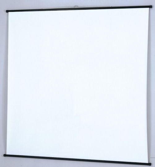 Reflecta Οθόνη Προβολής Projector Τοίχου με Λόγο Εικόνας 1:1 180x180cm