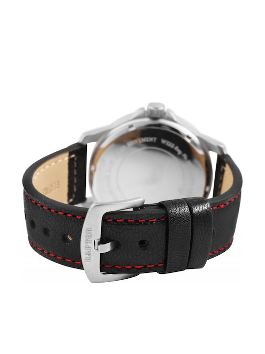 Raptor Ceas Baterie cu Curea din Piele