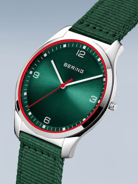 Bering Time Ρολόι Μπαταρίας με Υφασμάτινο Λουράκι Bering Time Ρολόι Μπαταρίας με Υφασμάτινο Λουράκι