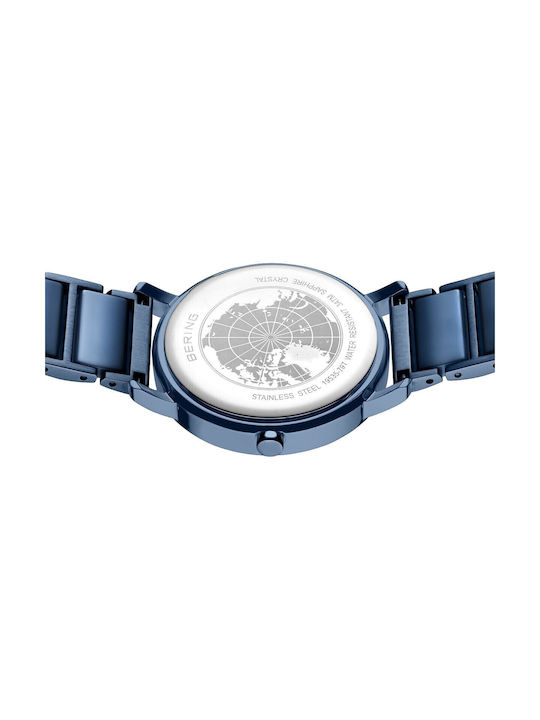 Ανδρικό Ρολόι 41mm Solar Μπλε