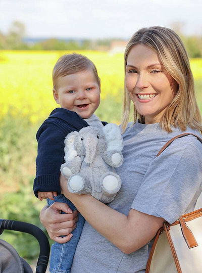 Cloud b Plush Elephant with Sound for Newborns 21.5 cm