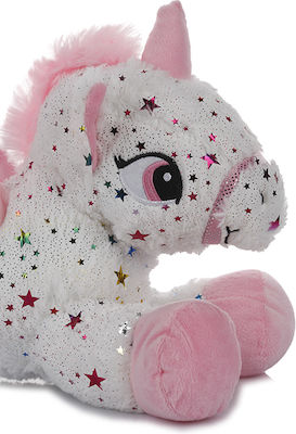 General Trade Plush Unicorn Pink/White