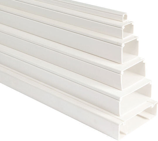 Aca Kabelkanal aus Kunststoff 100x40mm Weiß 2m