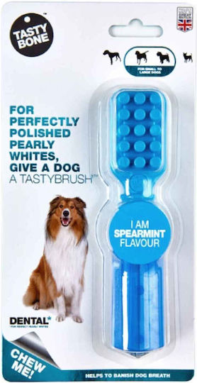 Tasty Bone DENTAL Zahnpflege Zahnbürste Hund gegen Mundgeruch für Große Rassen mit Geschmack Minze