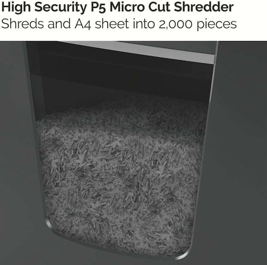 Rexel Καταστροφέας Εγγράφων Momentum Micro Cut 15 Φύλλων με Κάδο 30lt