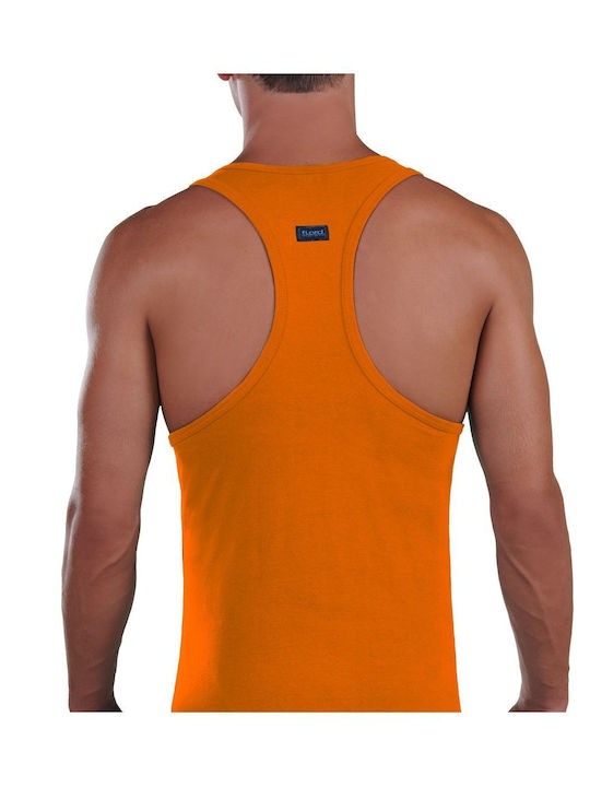 Lord Men's Sleeveless Undershirt Orange 1112-ORAGE-2