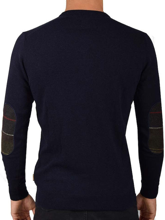 Barbour Harrow Herren Langarm-Pullover Marineblau