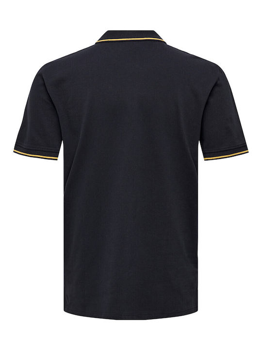 Polo T-shirt Navy Μπλε