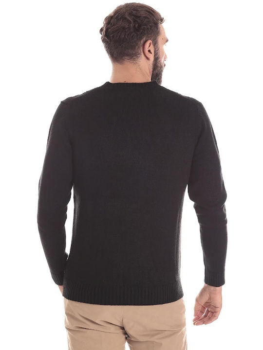 Markup Men's Long Sleeve Sweater Black