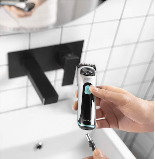 Cecotec Bamba PrecisionCare All Drive Pro Επαναφορτιζόμενη Κουρευτική Μηχανή Ασημί 04401