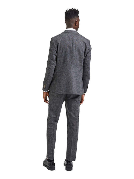 Men's Winter Suit Jacket Gray