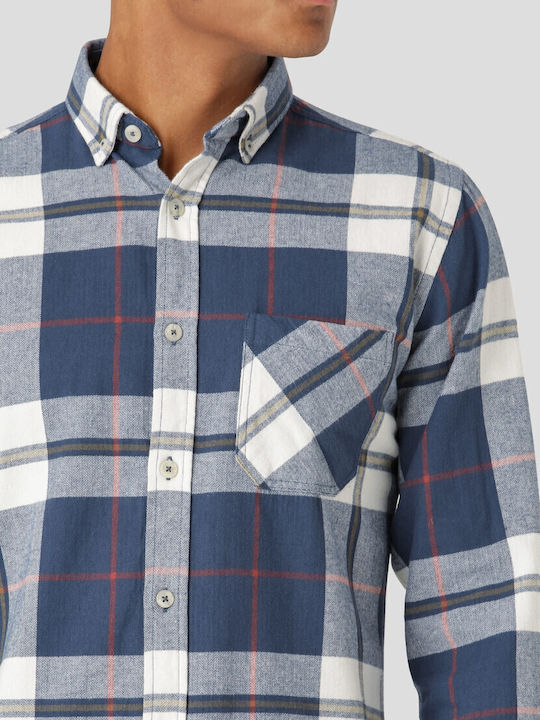 31-200185 Long-Sleeve Flannel Shirt in Regular Fit Plaid Plaid