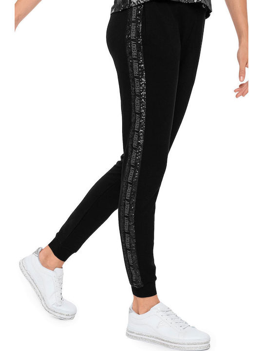 Pantaloni Dama Tesatura Negru