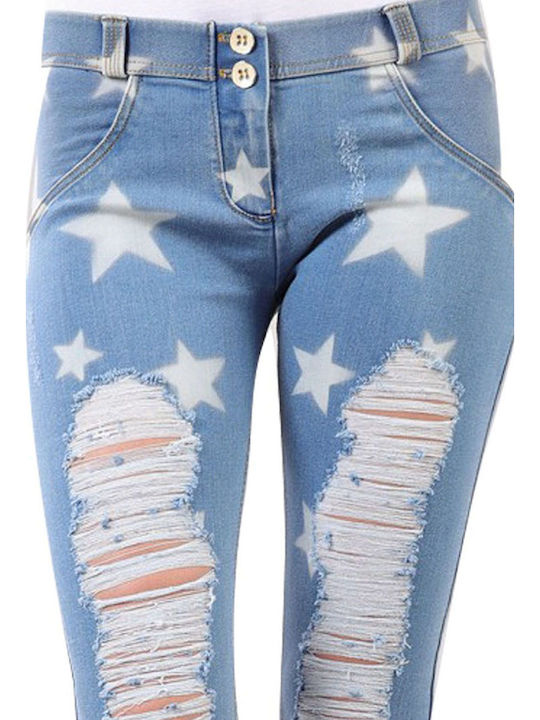 Women's Jean Trousers Push Up in Super Skinny Fit
