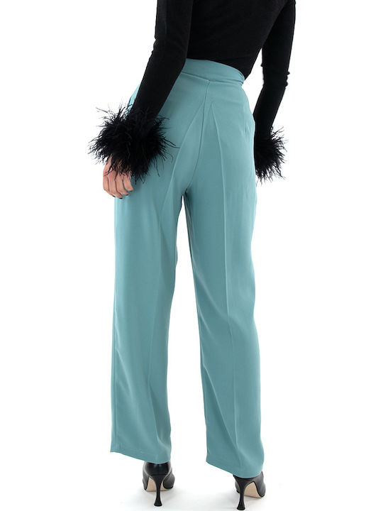 Damen Stoffhose Grün