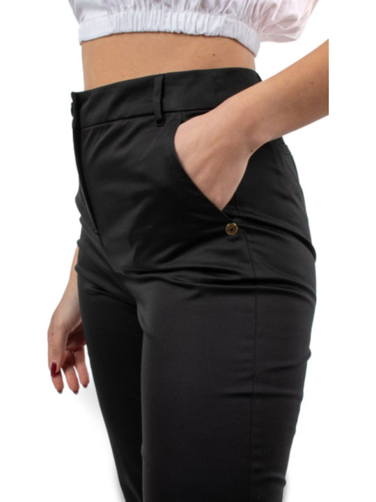 Women's Fabric Trousers Black