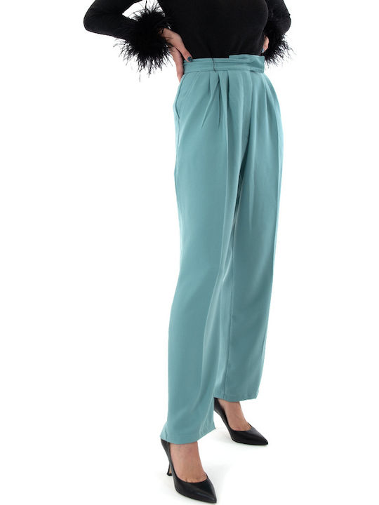 Damen Stoffhose Grün