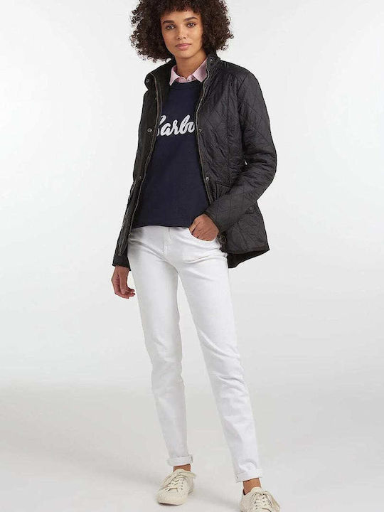 Cavalry Women's Short Puffer Jacket for Winter Black
