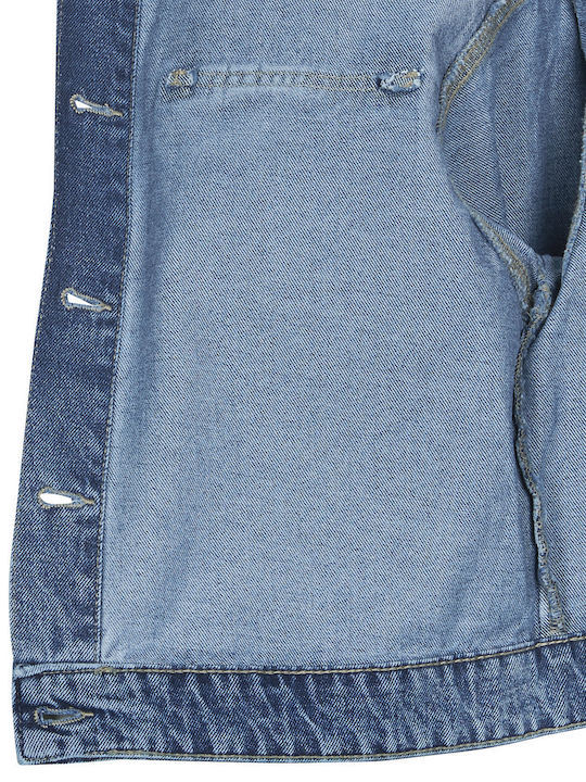 Scurtă Jachetă de femei din denim Beige.