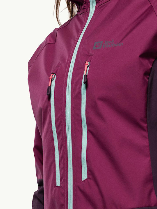 Scurtă Jachetă de femei Puffer Violet