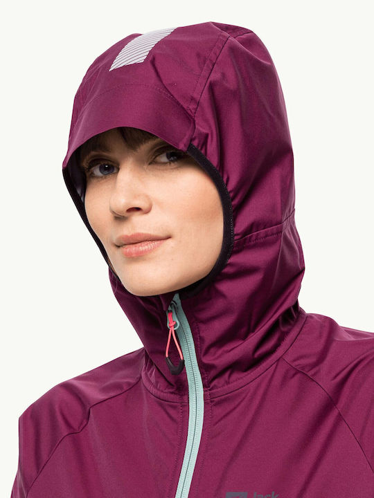 Scurtă Jachetă de femei Puffer Violet