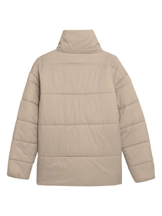 Outhorn Women's Short Puffer Jacket for Winter Beige