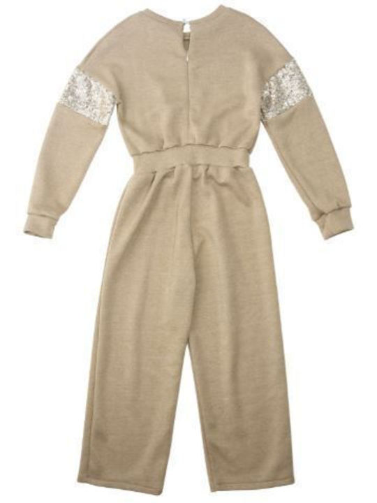 Babylon Girls Jumpsuit Brown