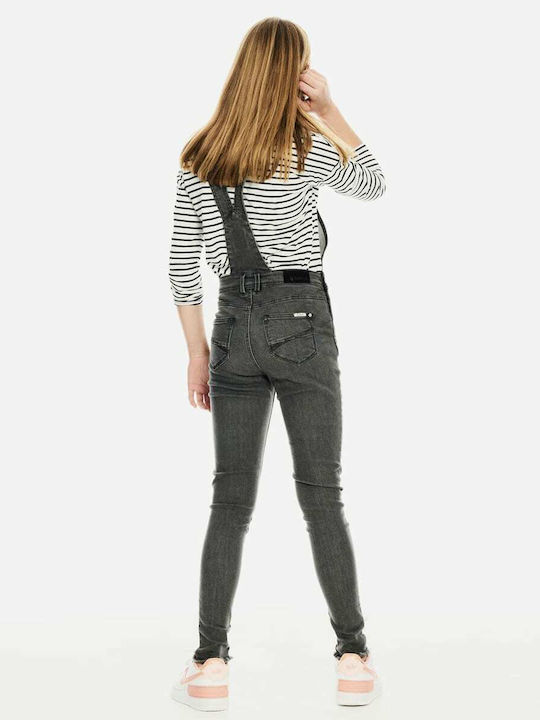 Kids' Denim Overall Gray
