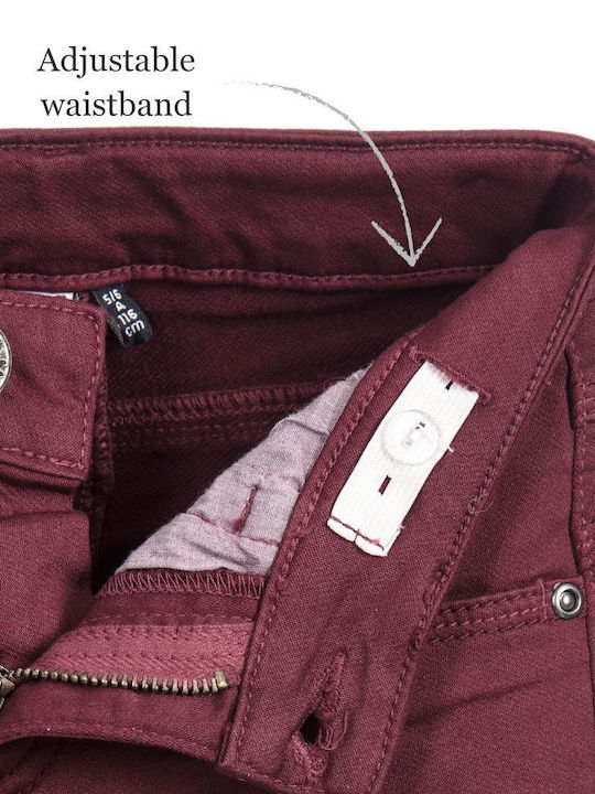 3 Pommes Pantaloni copii din material textil Burgundy