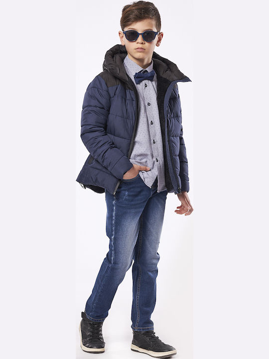 Kinder Schlaghose Jeans Blau