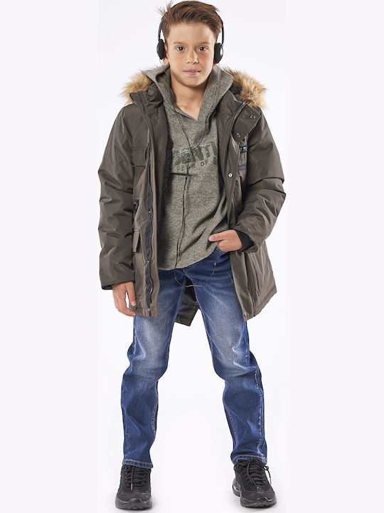 Kinder Schlaghose Jeans Blau
