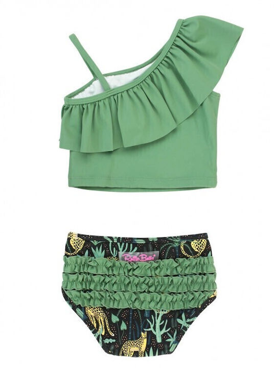 Ruffle Butts Kinder Badeanzug Bikini Grün