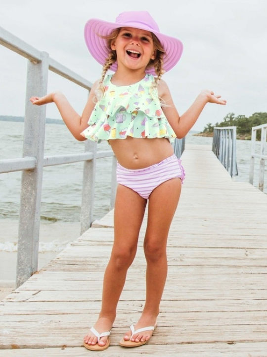 Ruffle Butts Costum de baie pentru copii Bikini Violet