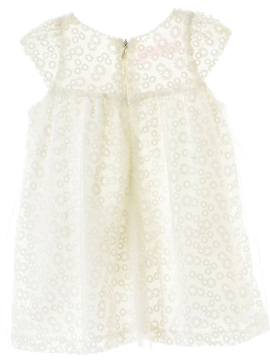 Babylon Kids Dress Tulle Short Sleeve White