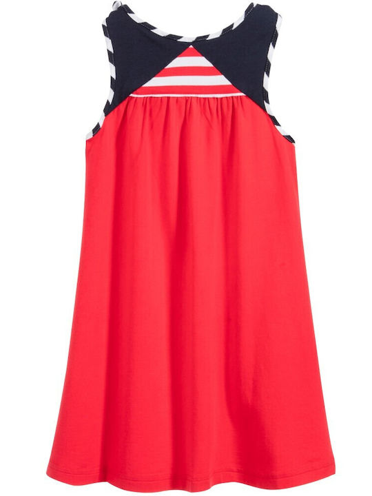 Ikks Kids Dress Sleeveless Red