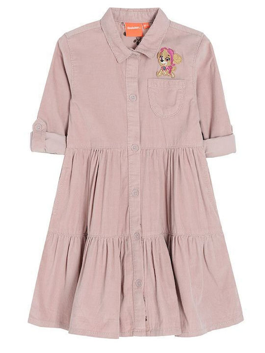 Paw Patrol Rochie pentru Copii Mânecă lungă Violet
