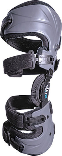 E-Life Bracing MKNOA08 Telescopic OA Knee Guler Patelofemurală Partea stângă în Gri Culoare