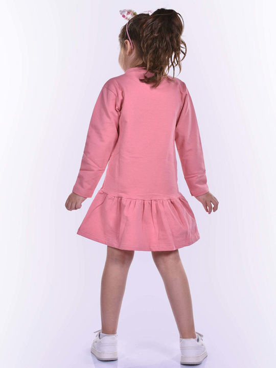 Kinderkleid Langärmelig Rosa
