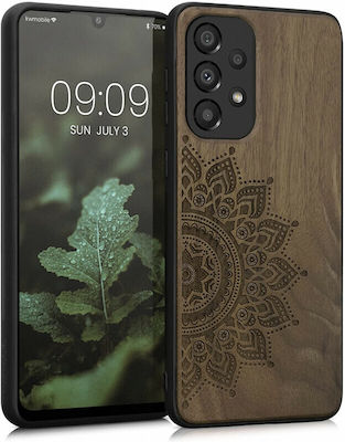 Wooden Back Cover Brown (Galaxy A33 5G)