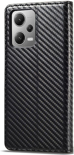 Redmi Note Book Δερματίνης Μαύρο (Redmi Note 12 Pro / Poco X5 Pro)