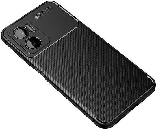 Mad Mask Beetle Series Carbon Fiber Back Cover Silicone Black (Redmi 10 5G)
