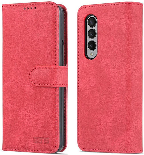 AZNS Портмоне Изкуствена кожа Червен (Galaxy Z Fold4)