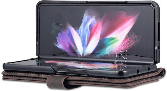 AZNS Brieftasche Synthetisches Leder Braun Galaxy Z Fold4