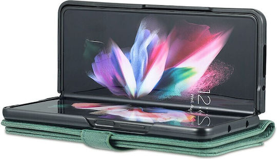 AZNS Wallet Piele artificială Verde (Galaxy Z Fold4)
